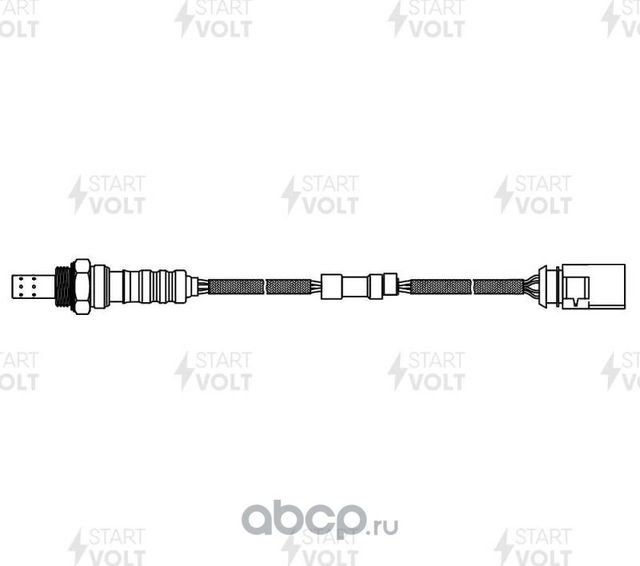 Лямбда-зонд (кислородный датчик) StartVOLT для Skoda Fabia I 1999-2008. Артикул VS-OS 2902