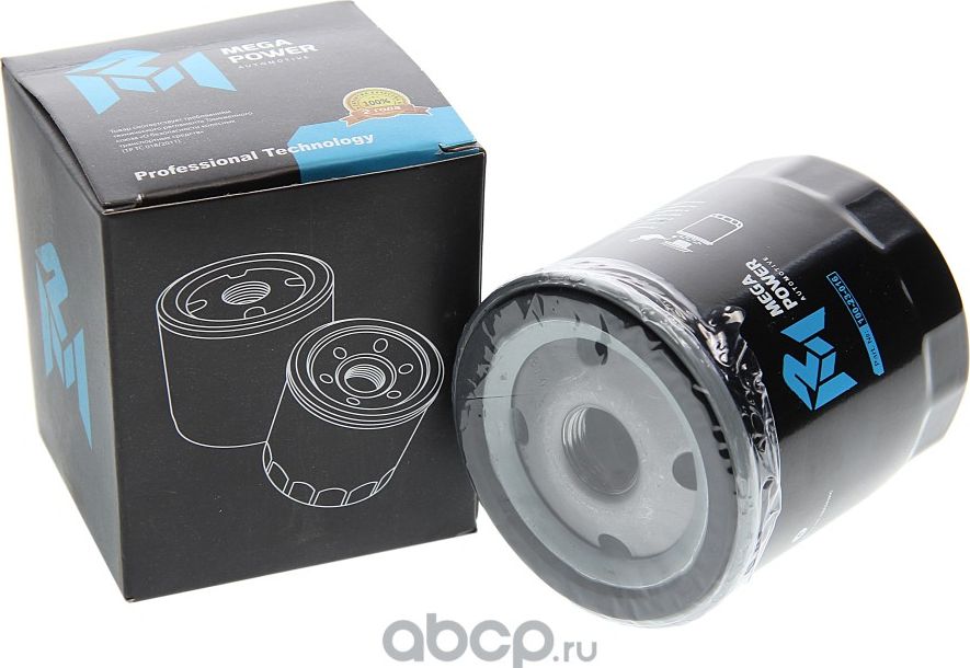 Фильтр масляный FORD Focus,Fiesta,Mondeo (1.2/1.4/1.6) MEGAPOWER Megapower. Артикул 10023016