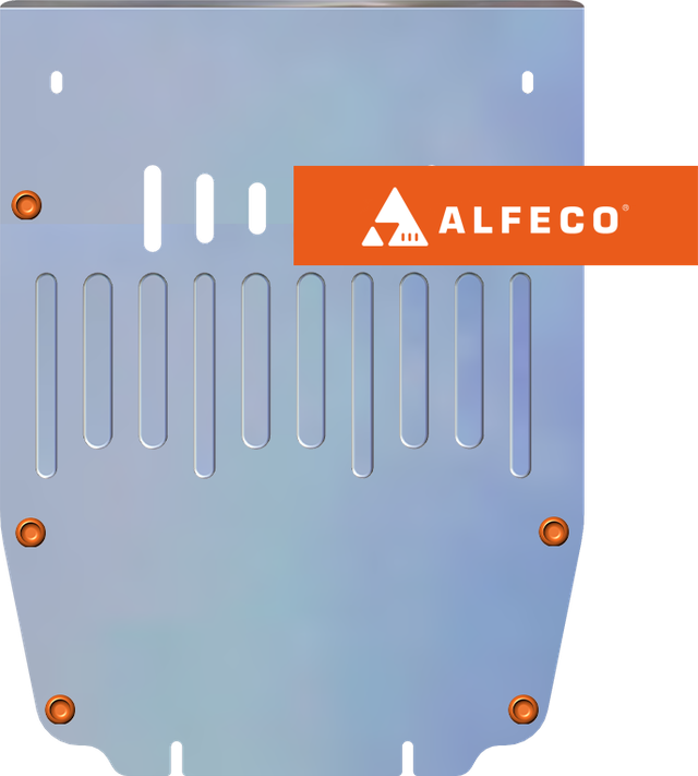 Защита алюминиевая Alfeco для картера Audi Q7 I Offroad 2006-2009. Артикул ALF.30.10al