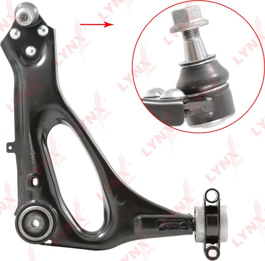 Поперечный рычаг передней подвески LYNXauto правый нижний для Mercedes-Benz V-Класс II 2020-2026. Артикул C5773R