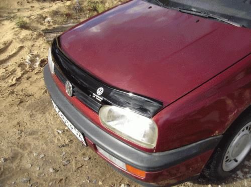 Дефлектор VT52 для капота Volkswagen Golf III 1991-1997. Артикул VW11VT
