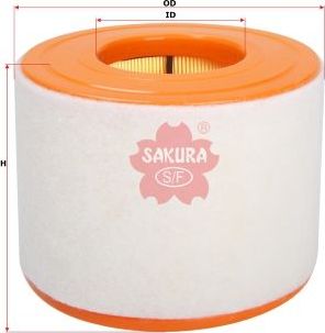 Воздушный фильтр Sakura для Audi A7 I (4G) 2014-2018. Артикул A-31880