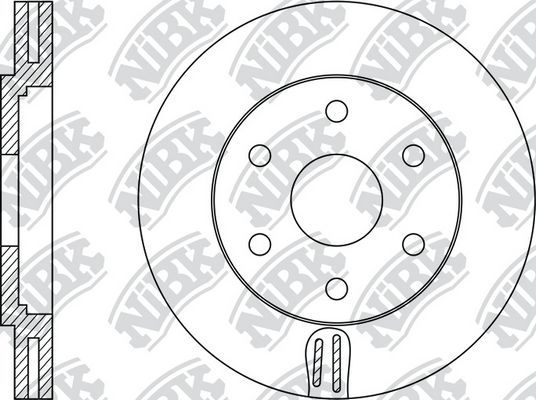 Тормозной диск NiBK. Артикул RN1317