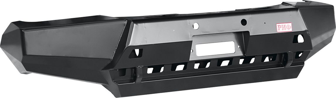 Бампер силовой РИФ передний без доп. фар и защитной дуги для Toyota Hilux VIII 2015-2026. Артикул RIFREV-10306
