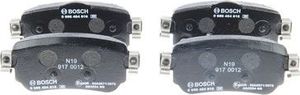 Тормозные колодки Bosch (Low-Metallic) задние для Nissan X-Trail T32 2014-2025. Артикул 0 986 494 816