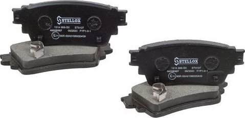 Тормозные колодки Stellox. Артикул 1314 000-SX