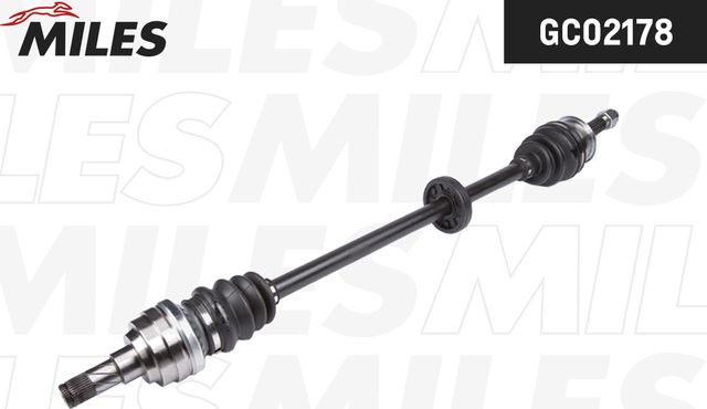Полуось (привод в сборе, приводной вал) Miles правая для Daewoo Nexia I 2008-2016. Артикул GC02178