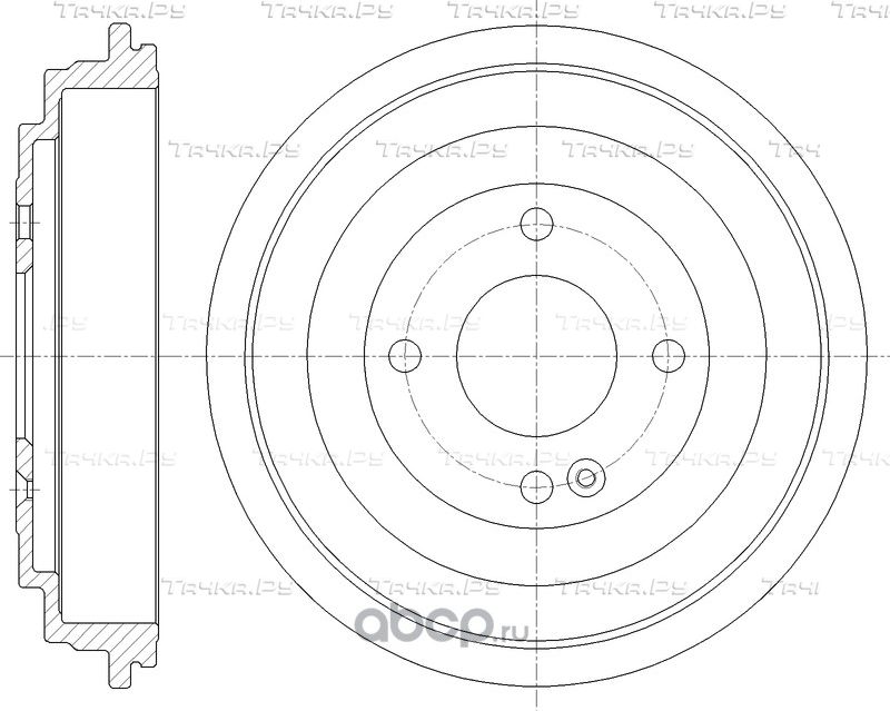 Барабан тормозной G-brake GD-06784 G-Brake. Артикул GD06784