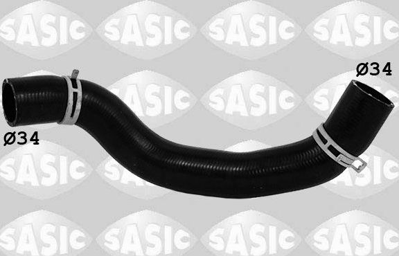 Патрубок радиатора (системы охлаждения) Sasic правый верхний для Hyundai Elantra V (MD) 2011-2015. Артикул 3406457