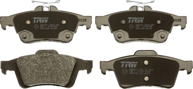 Тормозные колодки TRW COTEC задние для Ford Kuga II 2013-2019. Артикул GDB1938