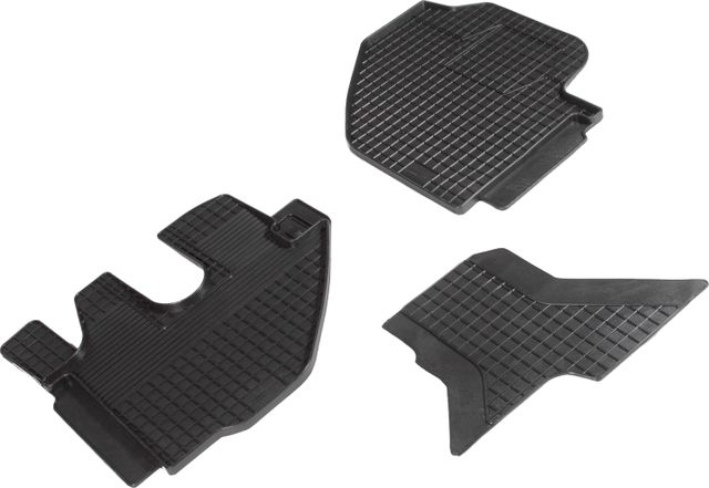 Коврики резиновые Seintex с узором сетка для салона Isuzu ELF 3.5-5.5 2014-2026. Артикул 95613