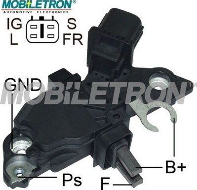 Реле-регулятор напряжения генератора Mobiletron для Toyota Corolla E120, E130 2001-2008. Артикул VR-B243