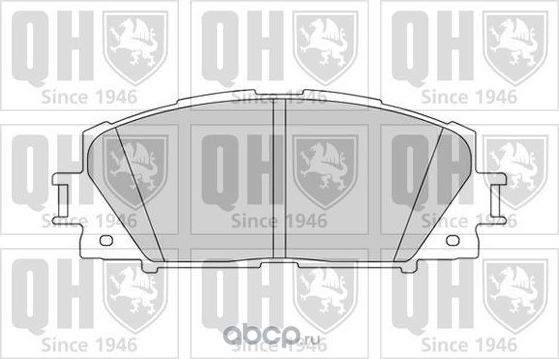 комплект тормозных колодок (QH) QH. Артикул BP1586