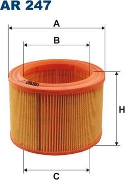 Воздушный фильтр Filtron для Talbot Horizon 1982-1986. Артикул AR 247