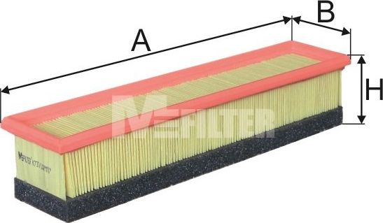 Воздушный фильтр MFilter. Артикул K 737/1