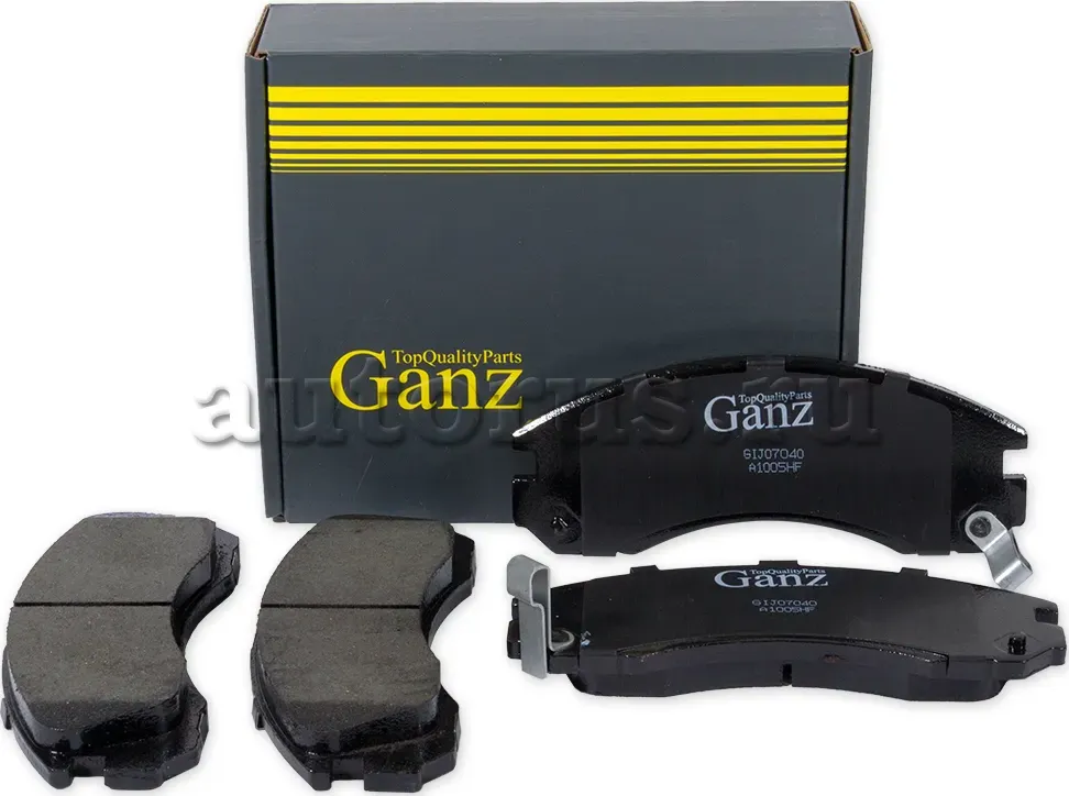 Колодки торм.пер. (Ganz). Артикул GIJ07040