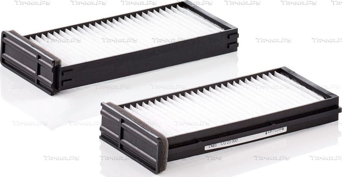 Салонный фильтр Mann-Filter для Mitsubishi Pajero III 2001-2006. Артикул CU 23 000-2