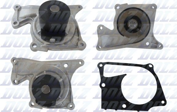 Помпа (водяной насос) Dolz для Renault Dokker 2013-2026. Артикул R231