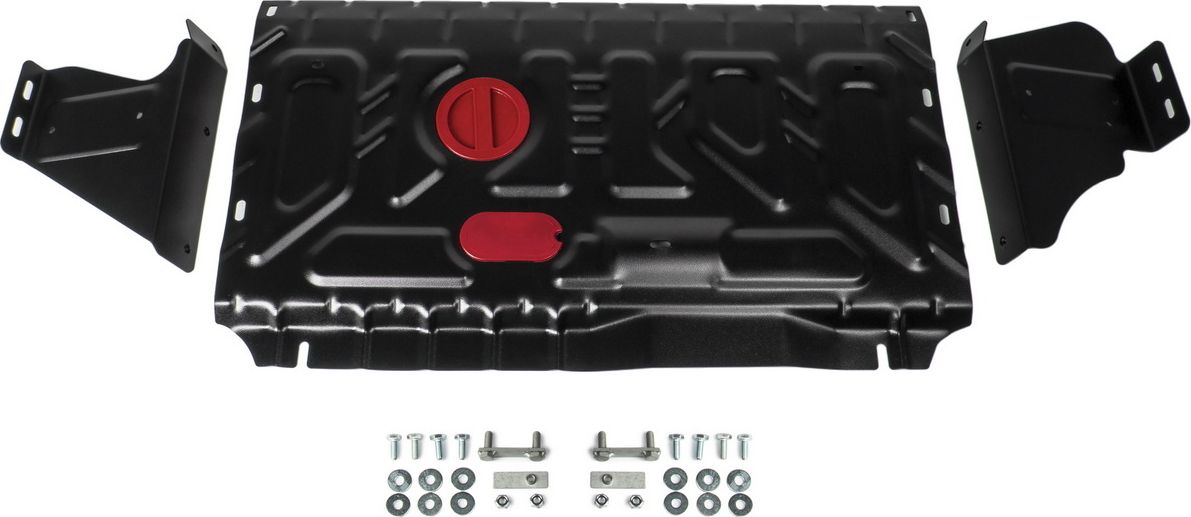 Защита АвтоБРОНЯ для картера и КПП Ford Tourneo Custom FWD 2012-2018 2017-2026. Артикул 111.01879.1