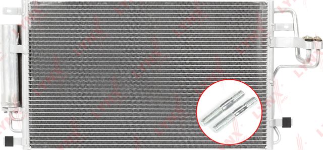Радиатор кондиционера (конденсатор) LYNXauto. Артикул RC-0052