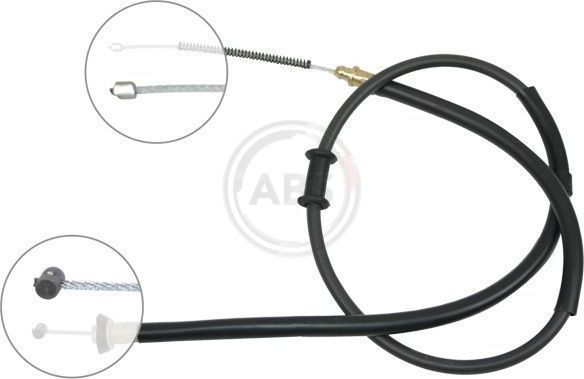 Трос ручника (тросик ручного тормоза) ABS. Артикул K18228