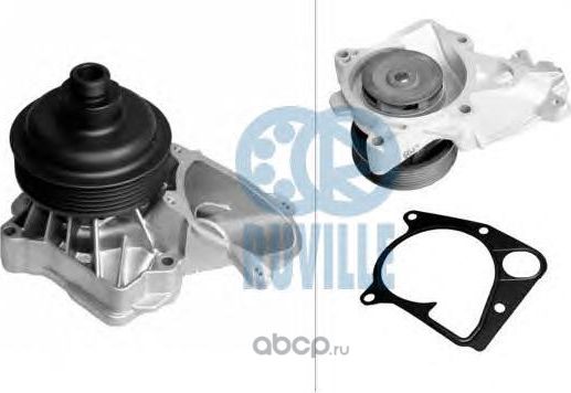 Насос водяной BMW E46/E60/E65/X5 (E53) 2.0D/3.0D (Ruville) Ruville. Артикул 65023