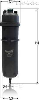Топливный фильтр  Tecneco Filters для BMW 7 VI (G11/G12) 2015-2026. Артикул GS3017P
