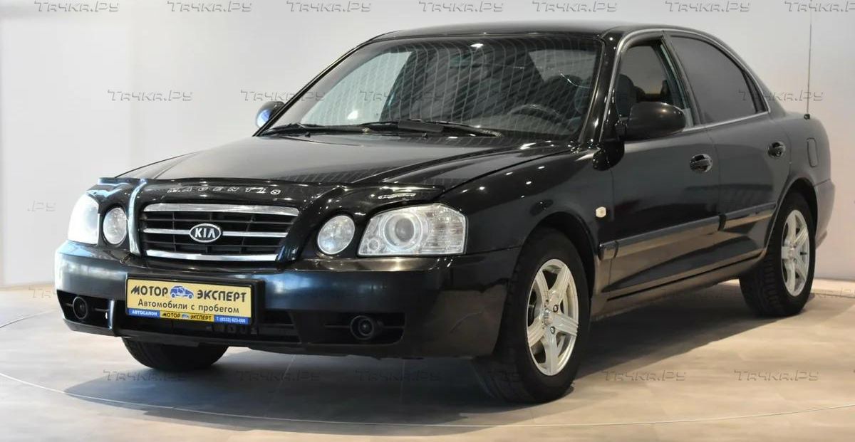 Дефлектор VT52 для капота Kia Magentis I 2002-2005. Артикул KA22VT