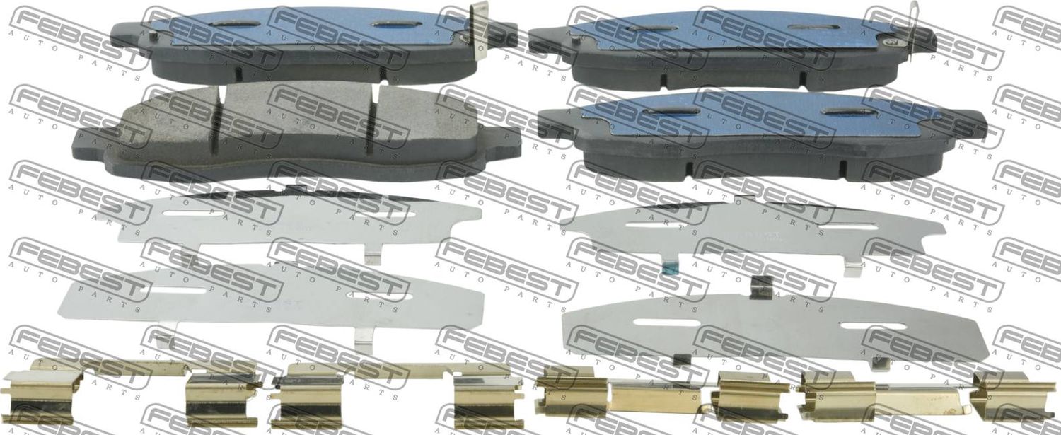 Тормозные колодки Febest. Артикул 0201-A60F