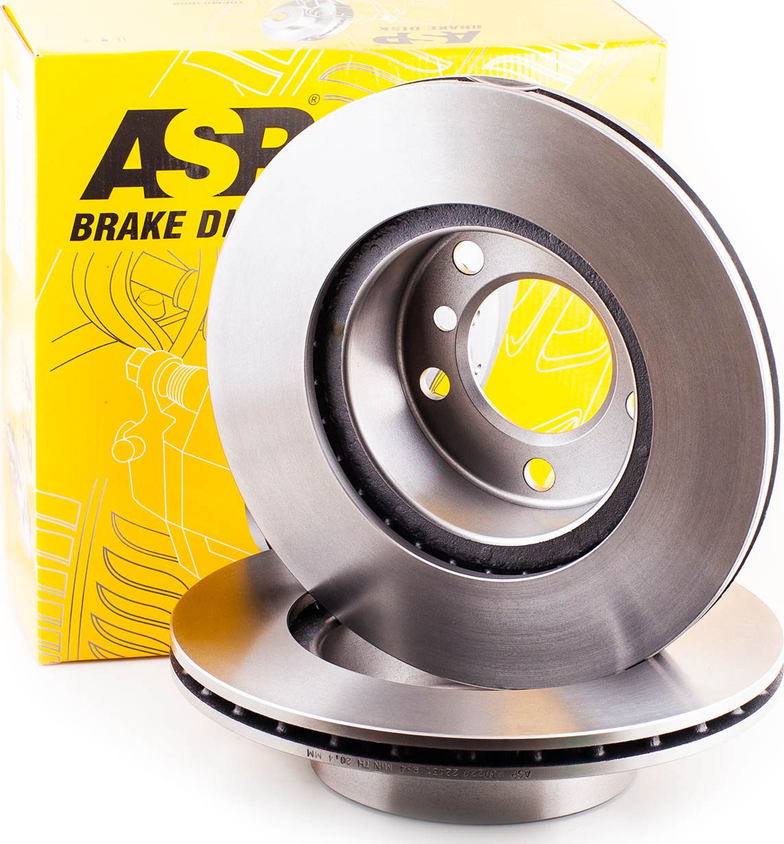 Диск тормозной BMW 1(F20)/3(F30)/4(F36) передний вентилируемый D=300 (ASP). Артикул 030229