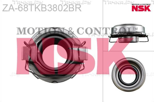 Выжимной подшипник сцепления NSK. Артикул ZA-68TKB3802BR