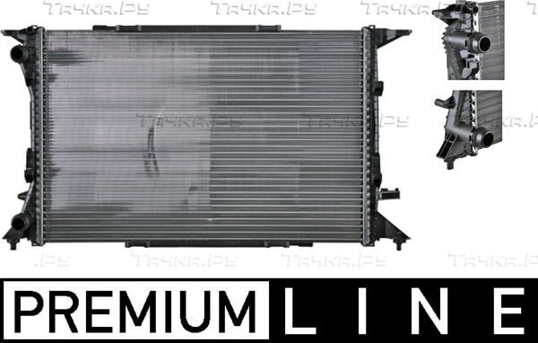 Радиатор охлаждения двигателя Mahle Premium для Audi A5 I (8T) 2007-2017. Артикул CR 1060 000P