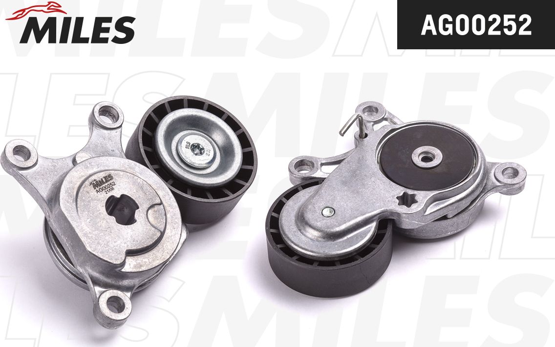 Натяжной ролик (натяжитель) приводного клинового зубчатого ремня Miles. Артикул AG00252