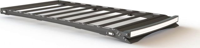 Экспедиционный багажник STC для Toyota Land Cruiser 200 2007-2021 с балкой дальнего света. Артикул STC-TLC200-TR-L1