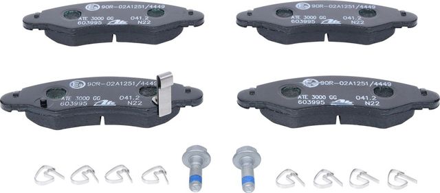 Тормозные колодки ATE передние для Suzuki Ignis II (HR) 2003-2012. Артикул 13.0460-3995.2