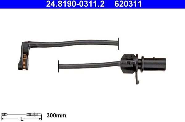 Датчик износа тормозных колодок  ATE. Артикул 24.8190-0311.2