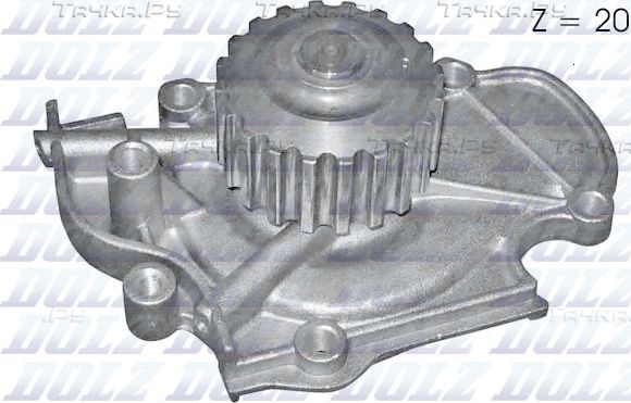 Помпа (водяной насос) Dolz для Honda Accord VI 1998-2003. Артикул M146