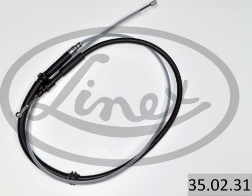 Трос ручника (тросик ручного тормоза) Linex. Артикул 35.02.31