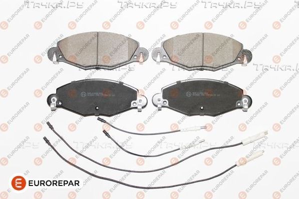 Тормозные колодки Eurorepar. Артикул 1617274180