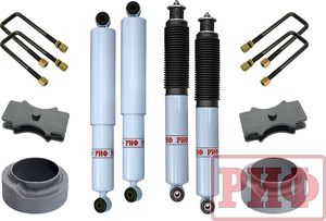 Лифт-комплект РИФ лайт 2 газовый для УАЗ Patriot 2005-2025, лифт 30 мм. Артикул RIF-Patr-30-G-lite