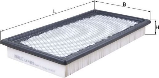 Воздушный фильтр Mahle-Knecht. Артикул LX 4423