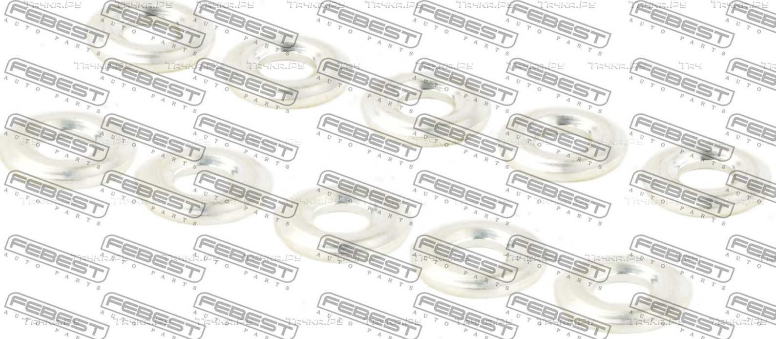 Кольца форсунок уплотнительные Febest для Lexus IS II 2005-2012. Артикул RINGFL-017-PCS10