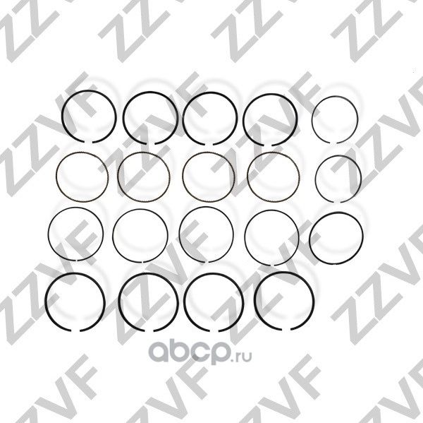 КОЛЬЦА ПОРШНЕВЫЕ 4ЦИЛИНДРА TOYOTA 1ZZFE AURIS (2006>)/ RAV 4 (2000-2005) (Zzvf). Артикул GRA26899