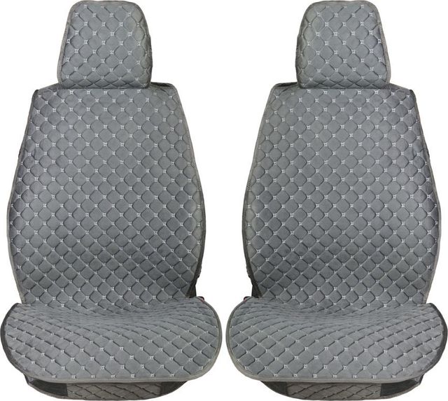 Накидки Seintex каркасные Classic Romb на сидения, цвет Серый. Артикул 317692