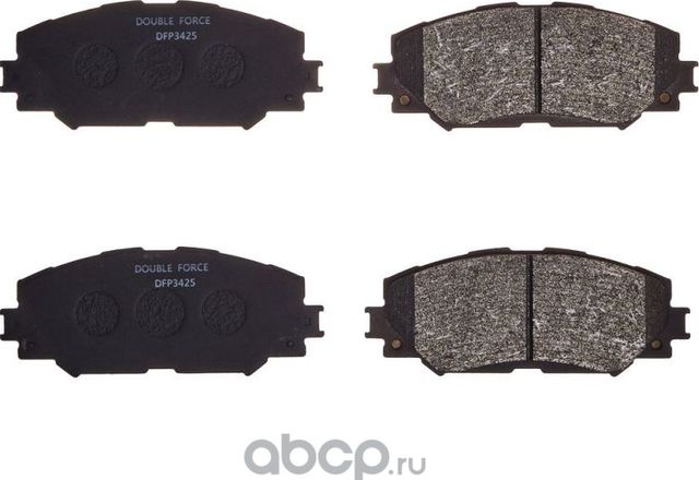 К-т торм. колодок fr toyota (Double Force) Double Force. Артикул DFP3425
