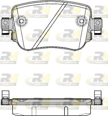 Тормозные колодки RoadHouse. Артикул 21549.08