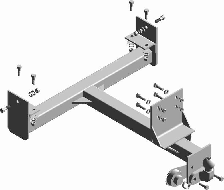 Фаркоп Трейлер для ГАЗ Газель 330202 удлинённая 1994-2026. Артикул 330202.K2