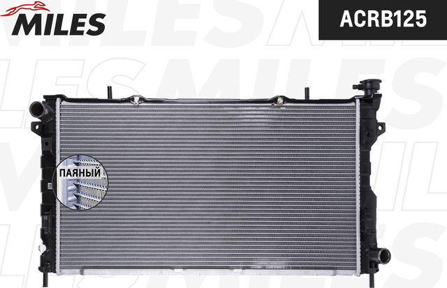 Радиатор охлаждения двигателя Miles для Dodge Caravan IV 2000-2007. Артикул ACRB125
