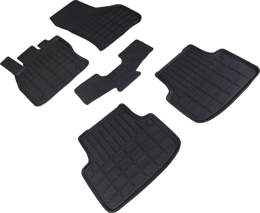 Коврики резиновые Seintex Стандарт для салона Volkswagen Jetta VII 2018-2026. Артикул 94102