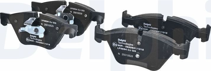 Тормозные колодки Delphi (Semi-Metallic). Артикул LP3534